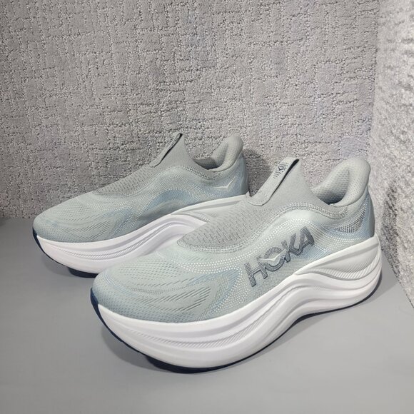 Hoka One One Skyward Laceless Men\'s Size US 8D Gray Athletic Running Sneakers. main image 10